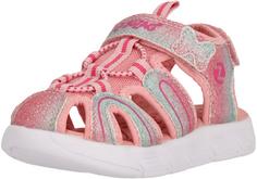 Rückansicht von ZigZag Niagien Sandalen Kinder 4278A ORCHID PINK