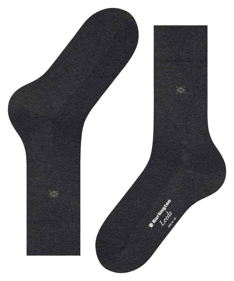 Burlington Burlington Leeds SO Socken Herren - asphalt mel. (3180) - 2 | SportScheck