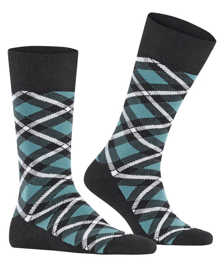 Burlington Burlington Tartan SO Socken Herren - oil mel. (3986) - 0 | SportScheck