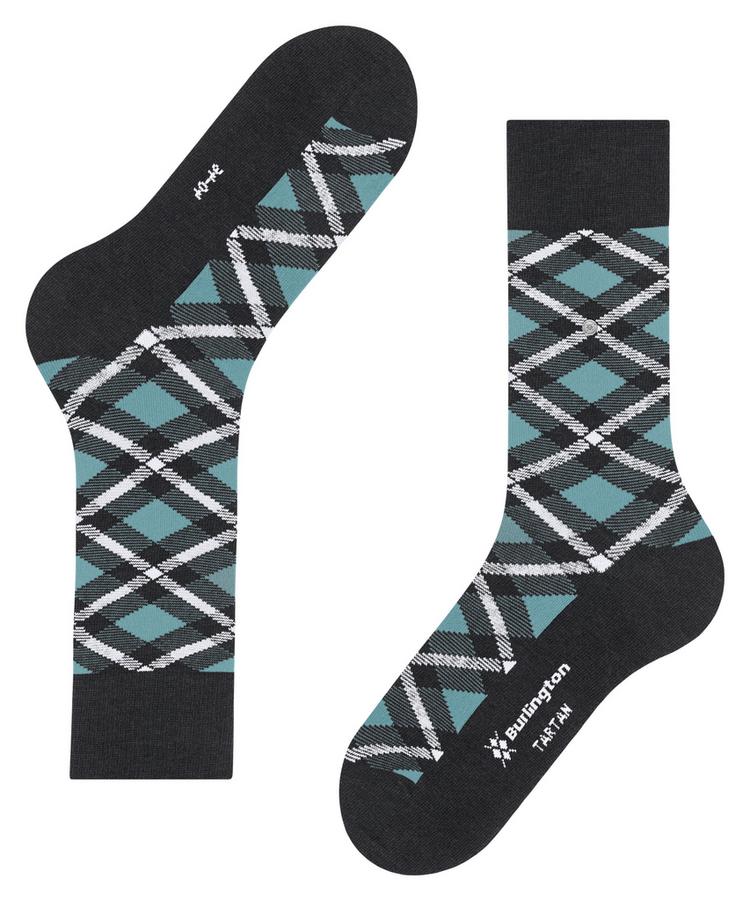 Burlington Burlington Tartan SO Socken Herren - oil mel. (3986) - 2 | SportScheck