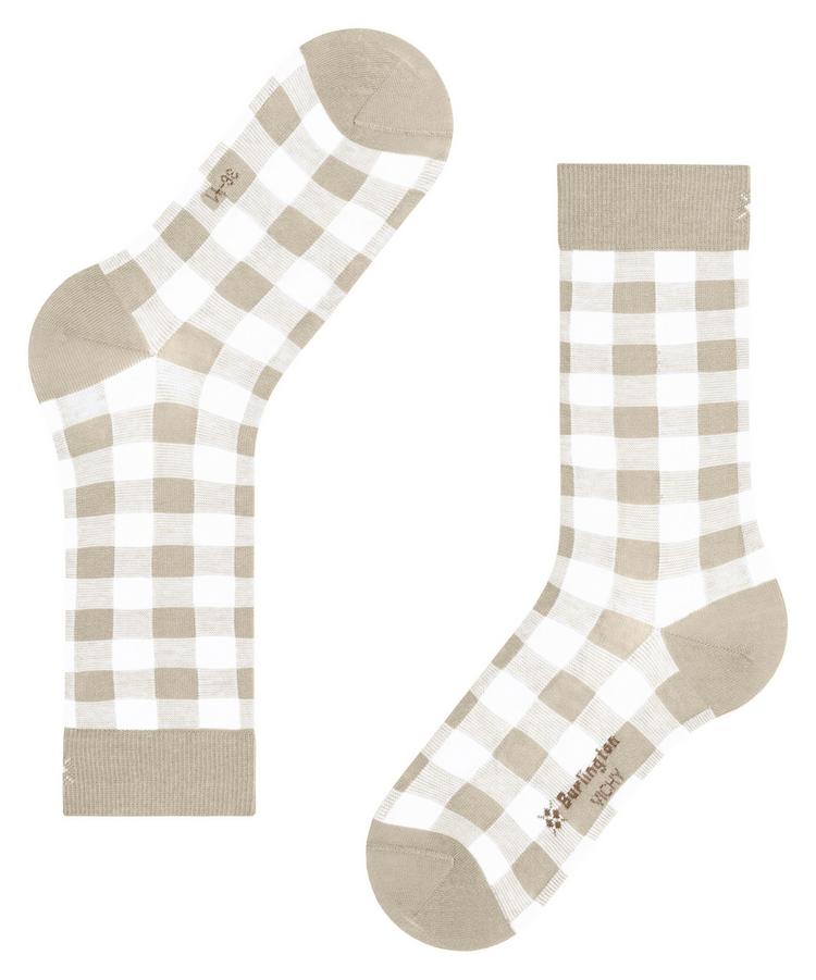 Burlington Burlington Vichy SO Socken Damen - gravel (4840) - 2 | SportScheck
