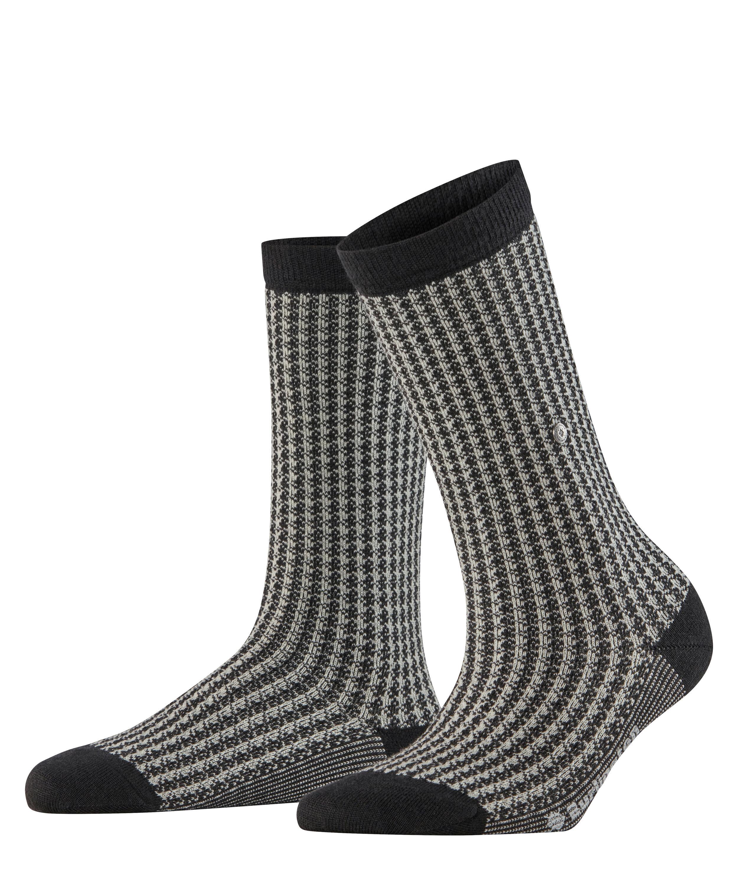 Burlington Pepita SO Socken Damen - black (3000)