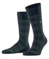 Burlington Buffalo Check SO Socken Herren - marine (6120)