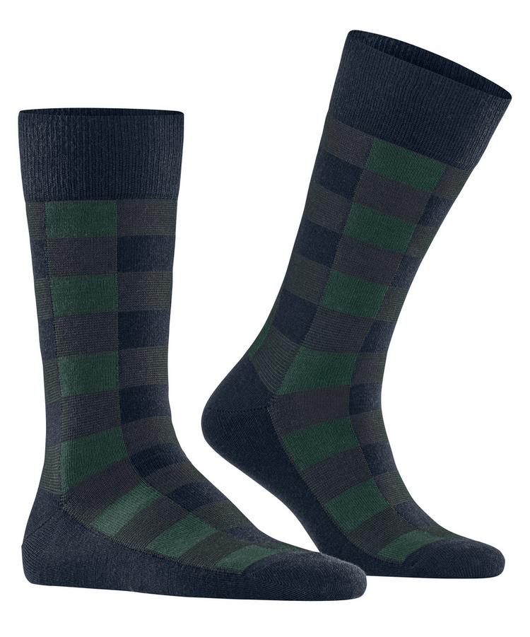 Burlington Burlington Buffalo Check SO Socken Herren - marine (6120) - 0 | SportScheck