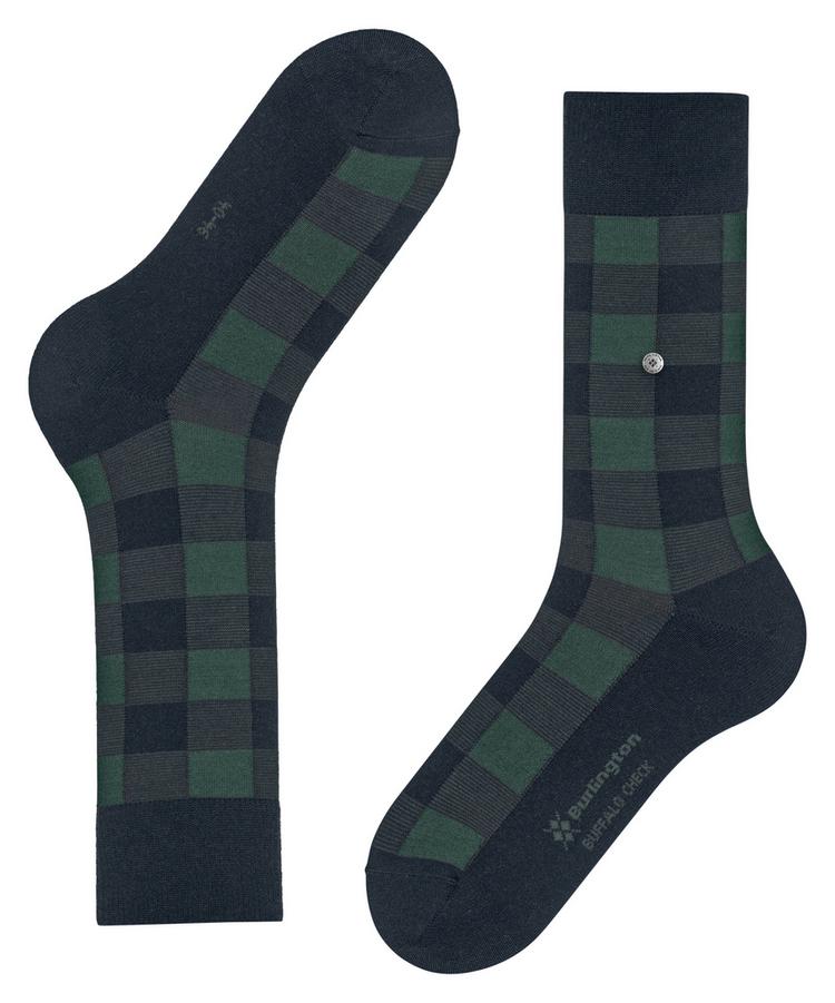 Burlington Burlington Buffalo Check SO Socken Herren - marine (6120) - 2 | SportScheck