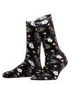 Burlington Fancy Christmas SO Socken Damen - black (3000)