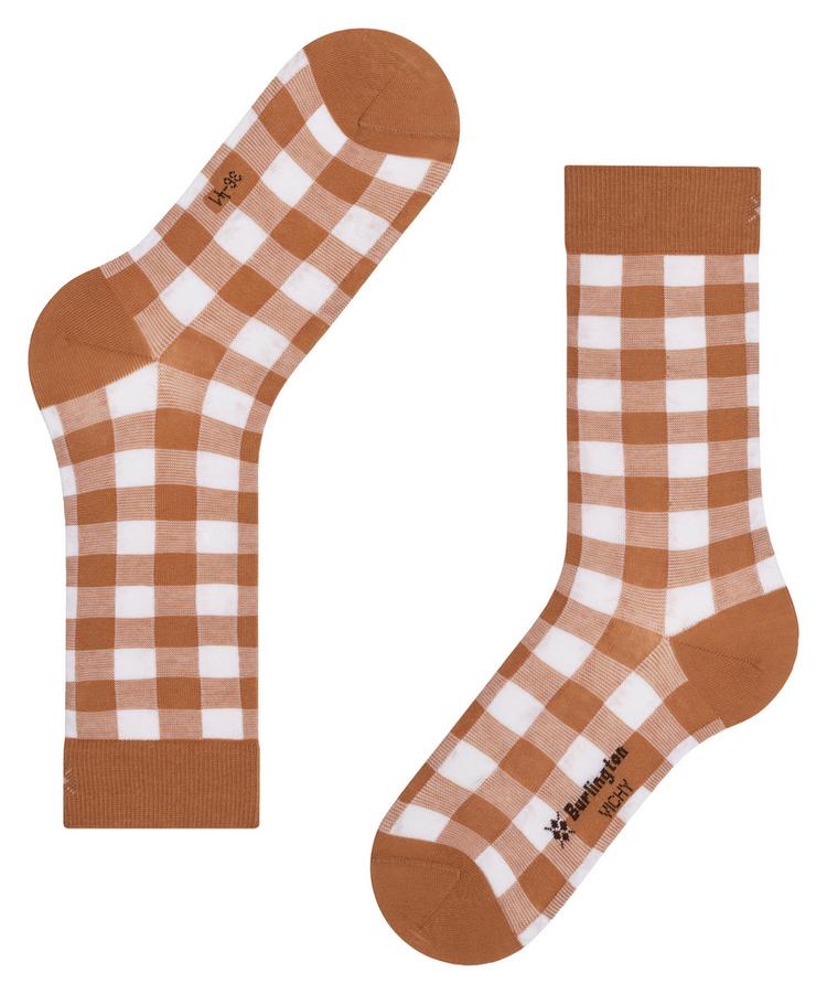 Burlington Burlington Vichy SO Socken Damen - brown sugar (5152) - 2 | SportScheck
