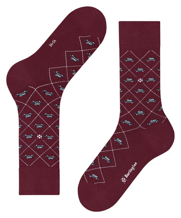 Burlington Burlington Black Cab SO Socken Herren - wine (8010) - 2 | SportScheck