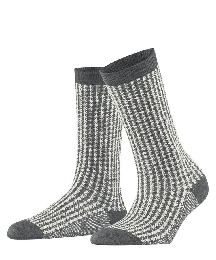 Burlington Burlington Pepita SO Socken Damen - dark grey (3070) - 0 | SportScheck