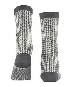 Rückansicht von Burlington Pepita SO Freizeitsocken Damen dark grey (3070)