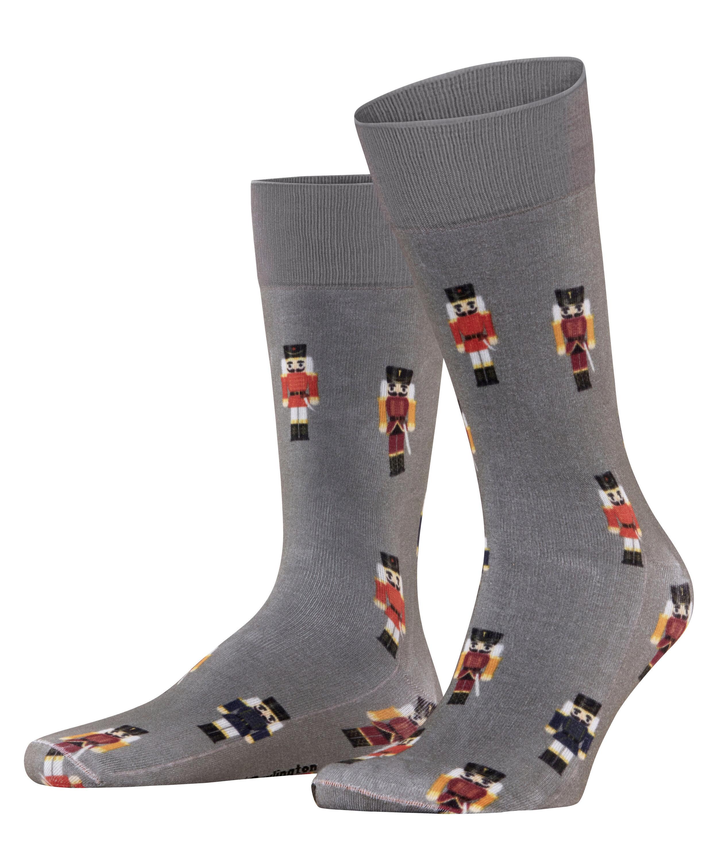Burlington December Days SO Socken Herren - light greymel. (3390)