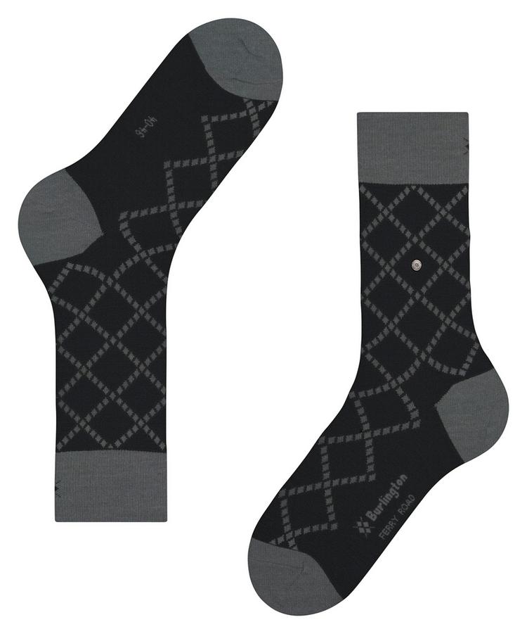 Burlington Burlington Ferry Road SO Socken Herren - black (3000) - 2 | SportScheck