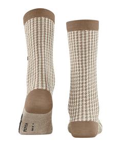 Rückansicht von Burlington Pepita SO Freizeitsocken Damen camel (5038)