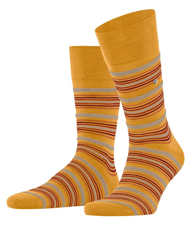 Burlington Burlington Funky Stripe Socken Herren - dottergelb (1305) - 0 | SportScheck