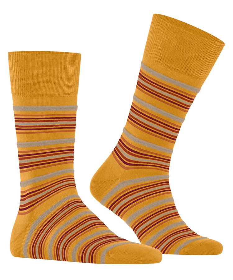 Burlington Burlington Funky Stripe Socken Herren - dottergelb (1305) - 0 | SportScheck