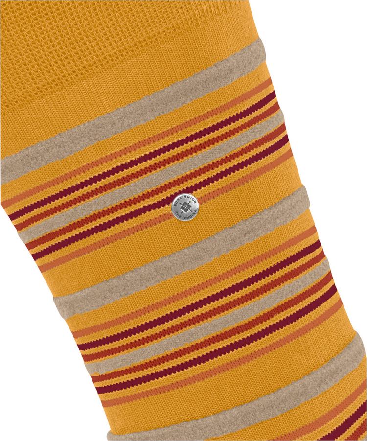 Burlington Burlington Funky Stripe Socken Herren - dottergelb (1305) - 1 | SportScheck