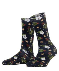 Burlington Fancy Christmas SO Freizeitsocken Damen marine (6120)