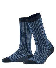 Burlington Pepita SO Freizeitsocken Damen marine (6120)