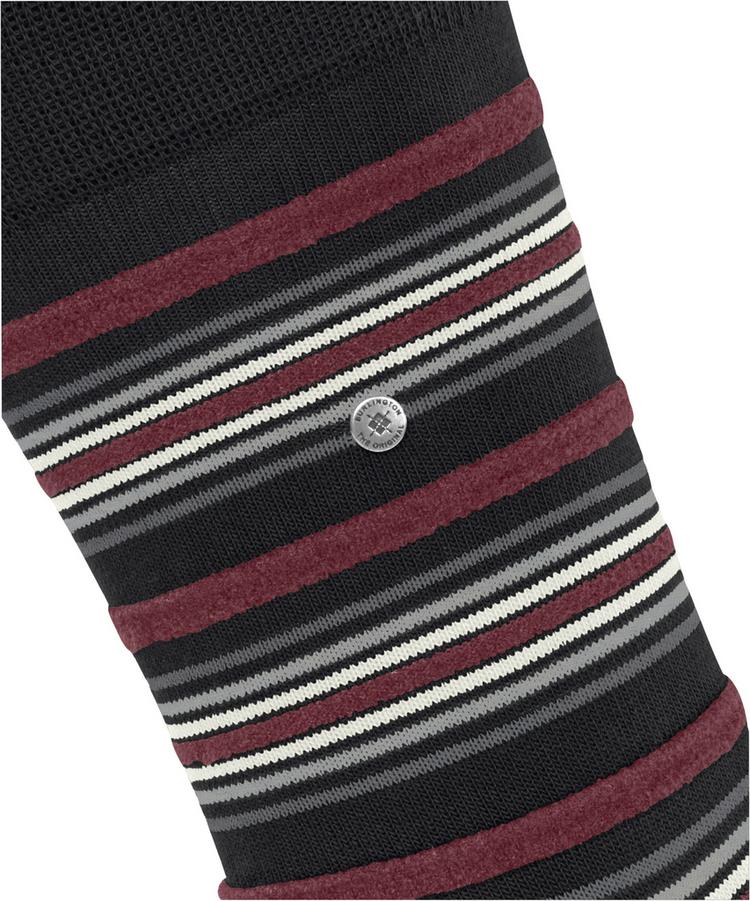 Burlington Burlington Funky Stripe Socken Herren - black (3000) - 1 | SportScheck
