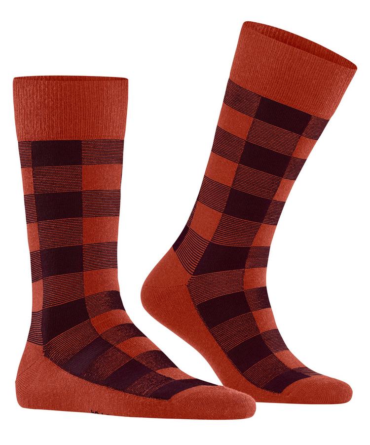 Burlington Burlington Buffalo Check SO Socken Herren - sunset (8038) - 0 | SportScheck