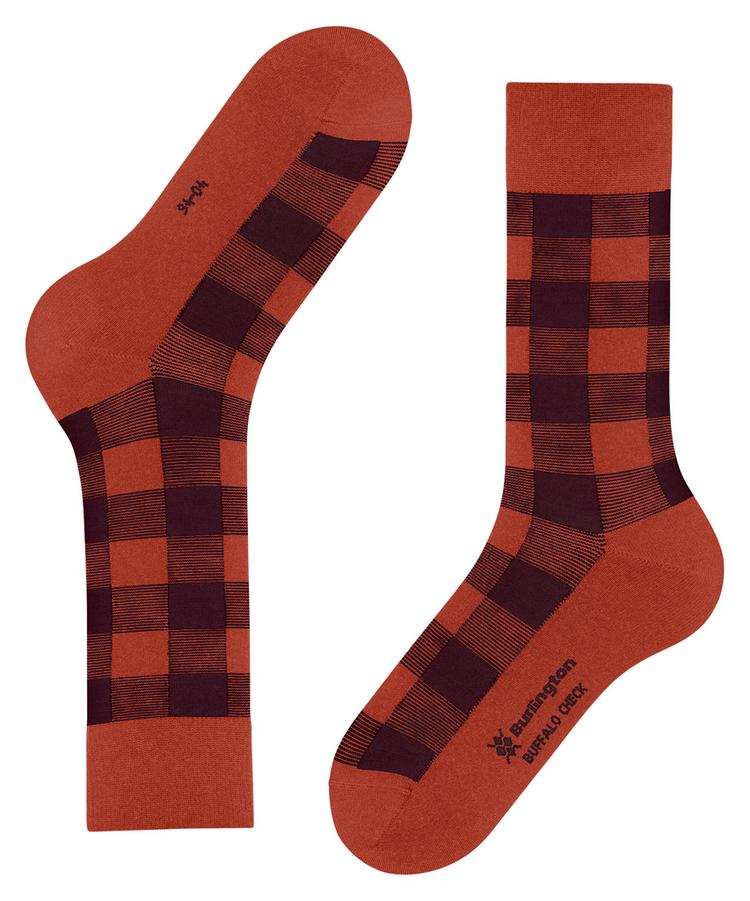 Burlington Burlington Buffalo Check SO Socken Herren - sunset (8038) - 2 | SportScheck