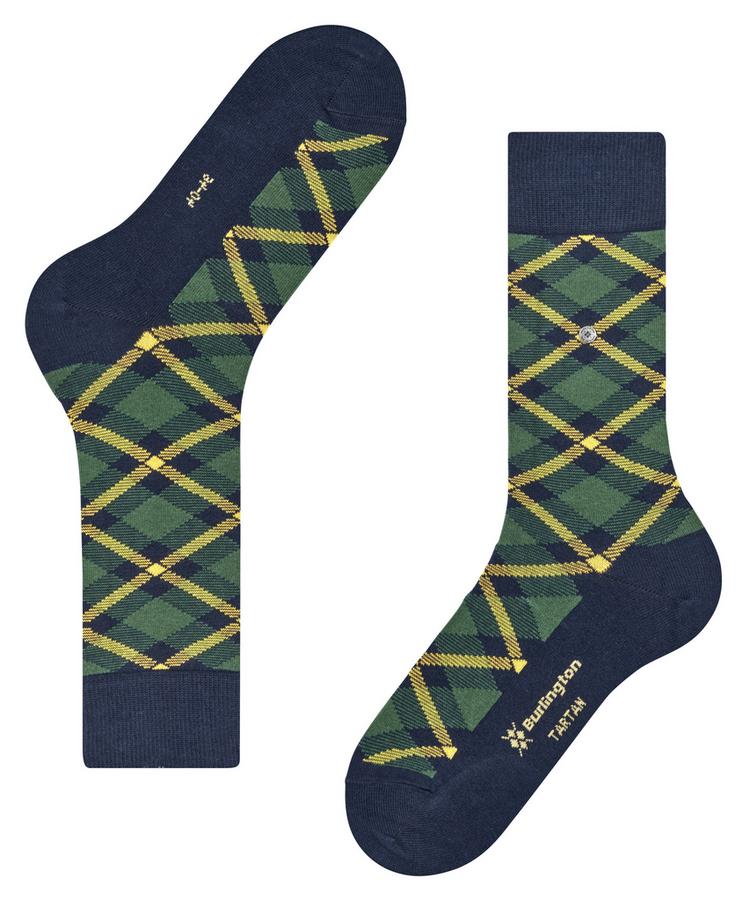 Burlington Burlington Tartan SO Socken Herren - marine (6120) - 2 | SportScheck