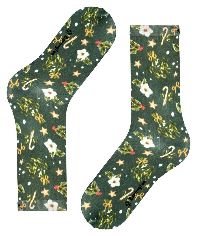 Burlington Burlington Fancy Christmas SO Socken Damen - eucalyptus (7502) - 2 | SportScheck