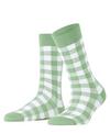 Burlington Vichy SO Socken Damen - quiet green (7378)
