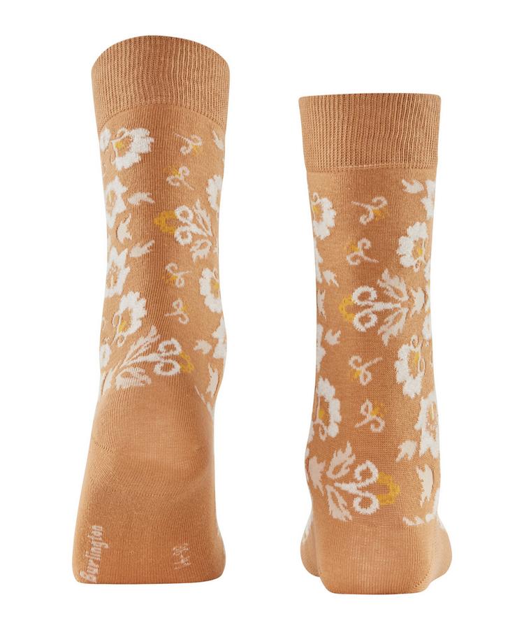 Burlington Burlington Velvet Blooms SO Socken Damen - brown sugar (5152) - 0 | SportScheck