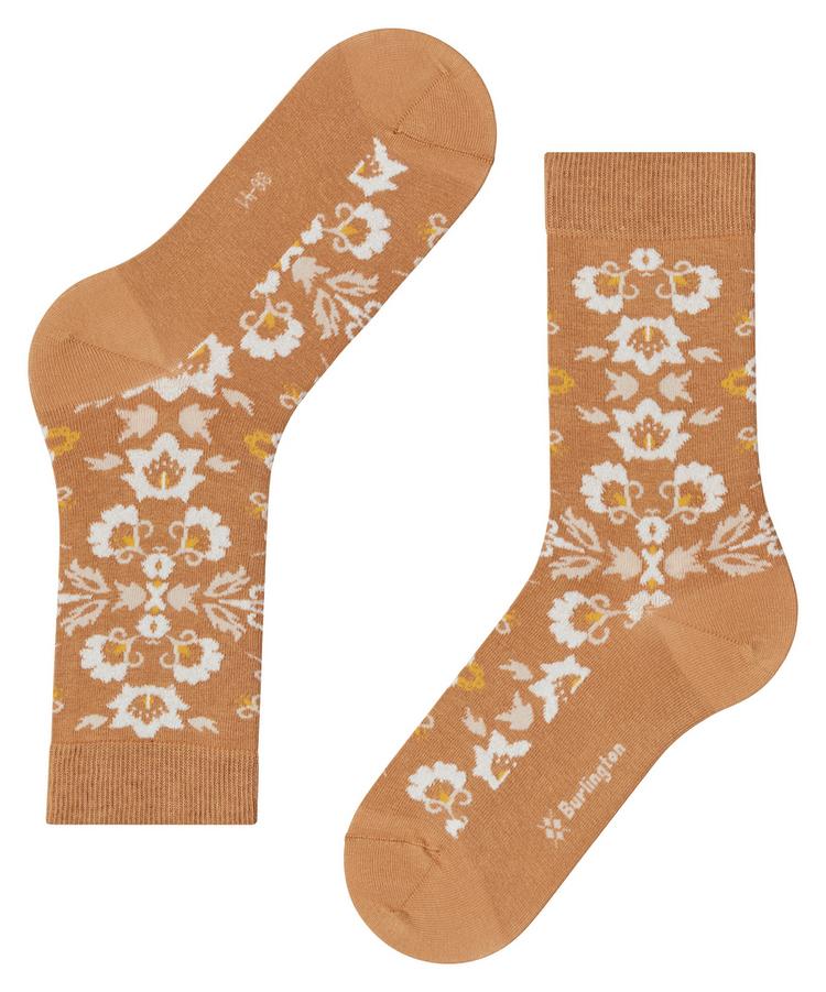 Burlington Burlington Velvet Blooms SO Socken Damen - brown sugar (5152) - 2 | SportScheck