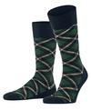 Burlington Tartan SO Socken Herren - marine (6121)