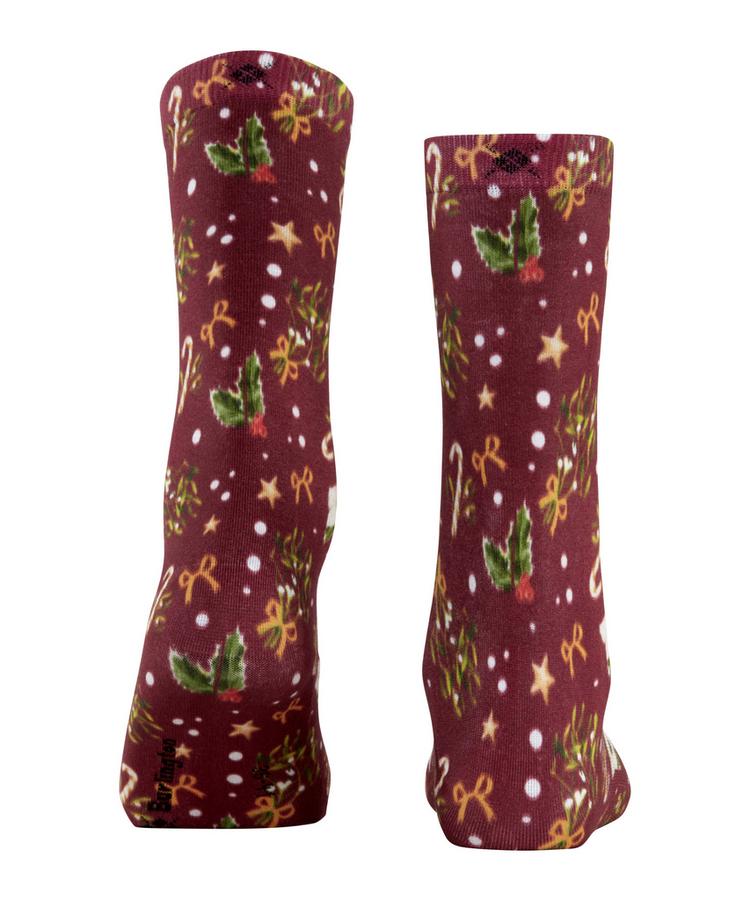 Burlington Burlington Fancy Christmas SO Socken Damen - wine (8010) - 0 | SportScheck
