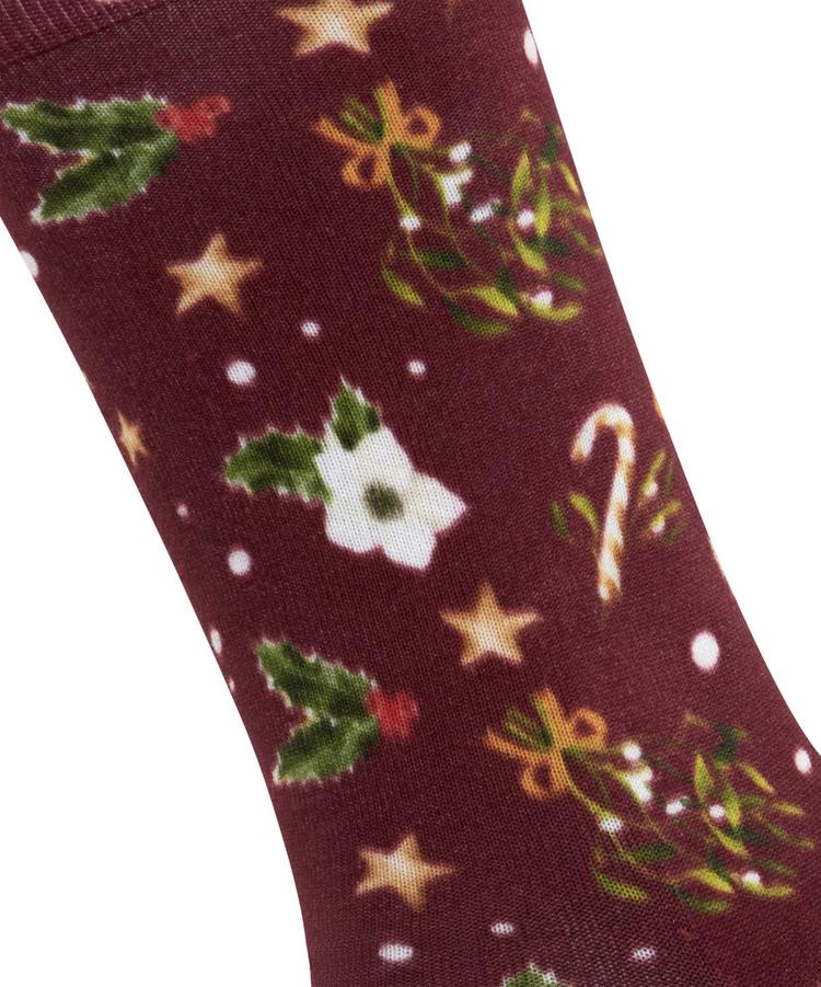 Burlington Burlington Fancy Christmas SO Socken Damen - wine (8010) - 1 | SportScheck