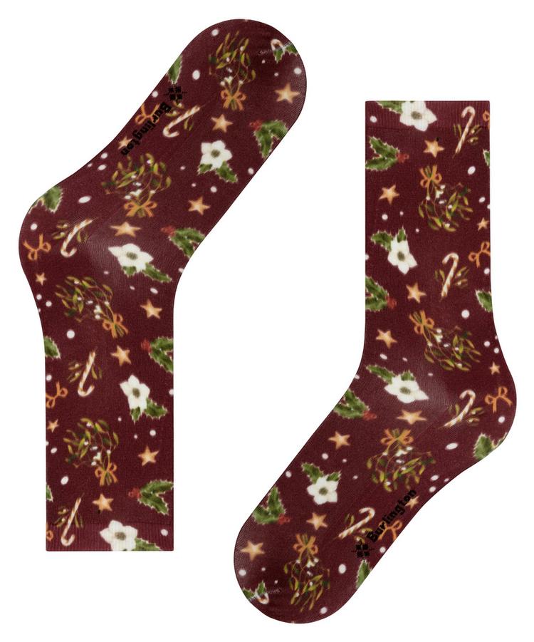 Burlington Burlington Fancy Christmas SO Socken Damen - wine (8010) - 2 | SportScheck