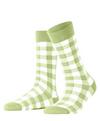 Burlington Vichy SO Socken Damen - lemon (7498)