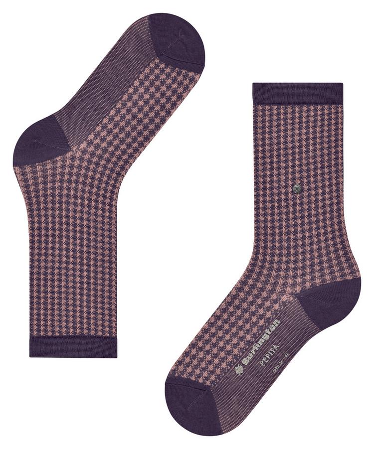 Burlington Burlington Pepita Socken Damen - wineberry (8761) - 2 | SportScheck