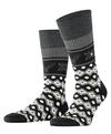 Burlington Fair Isle Joy SO Socken Herren - black (3000)