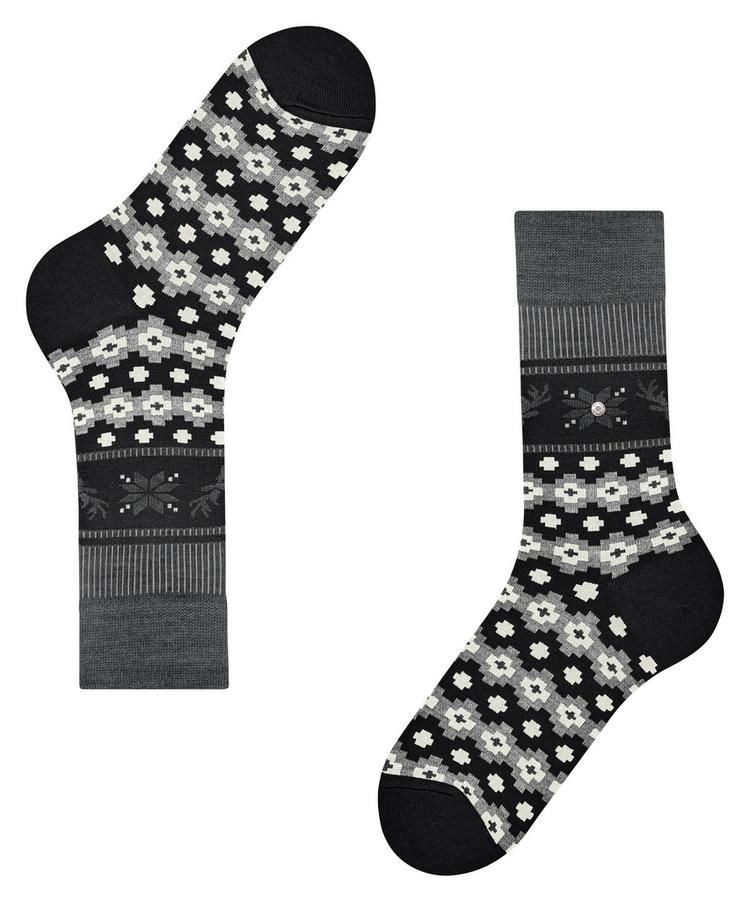 Burlington Burlington Fair Isle Joy SO Socken Herren - black (3000) - 2 | SportScheck