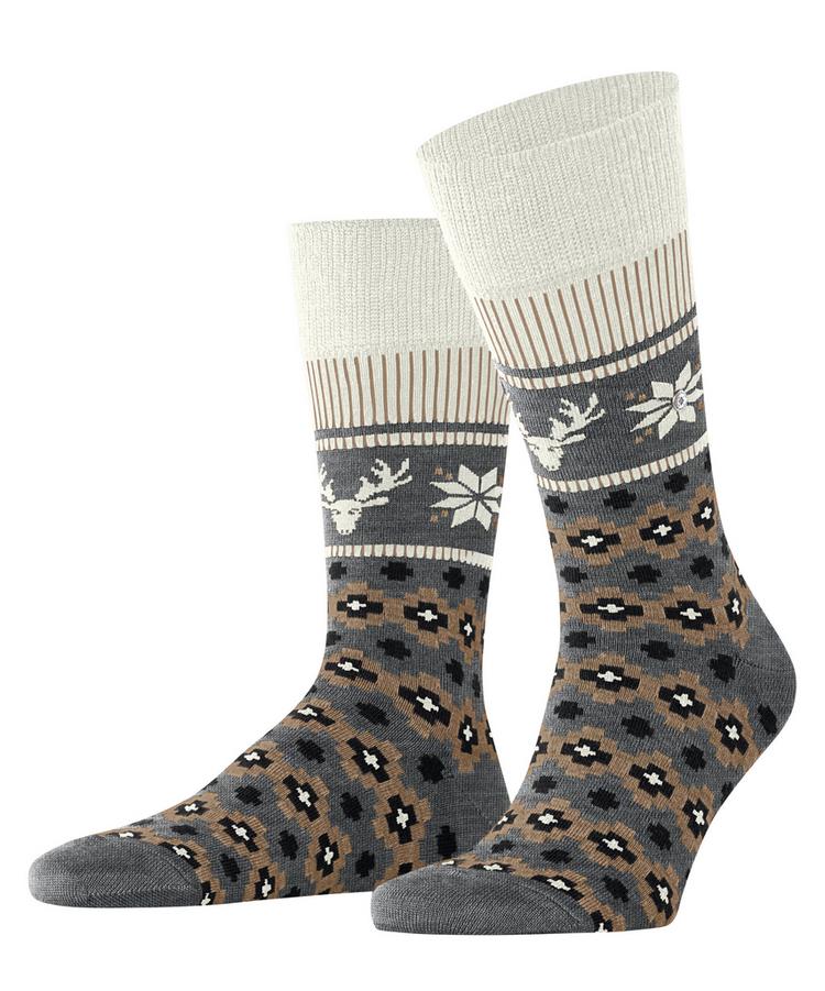 Burlington Burlington Fair Isle Joy SO Socken Herren - dark grey (3070) - 0 | SportScheck