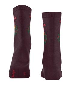 Rückansicht von Burlington Jingle Bells SO Freizeitsocken Damen barolo (8526)