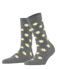 Burlington Holly Jolly SO Freizeitsocken Damen light greymel. (3390)