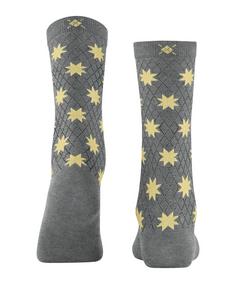 Rückansicht von Burlington Holly Jolly SO Freizeitsocken Damen light greymel. (3390)