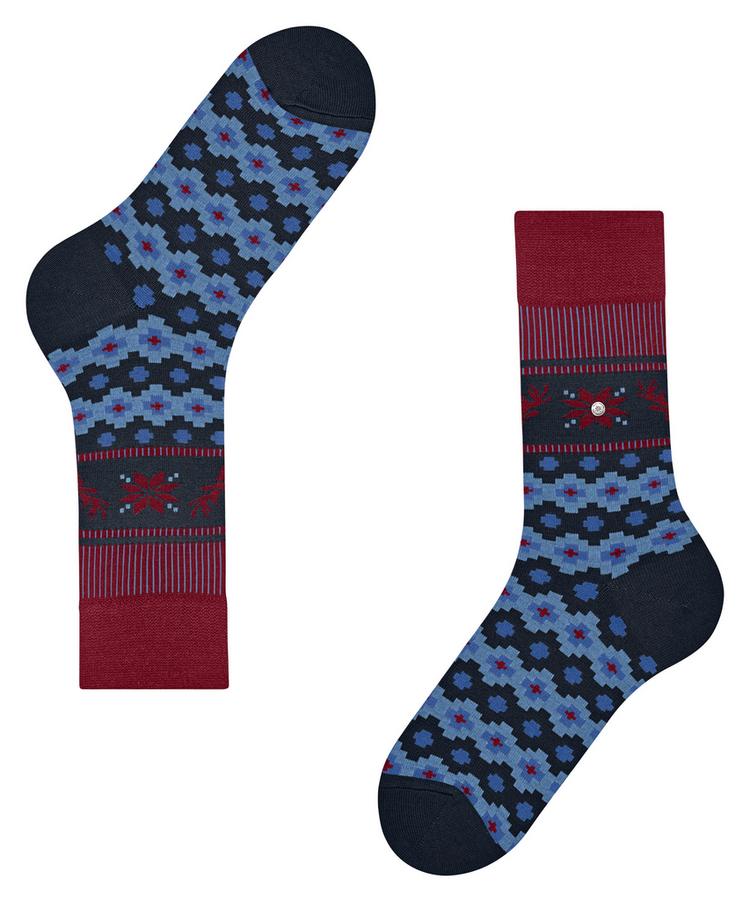 Burlington Burlington Fair Isle Joy SO Socken Herren - marine (6120) - 2 | SportScheck