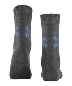 Rückansicht von Burlington Snowstar SO Freizeitsocken Damen dark grey (3070)