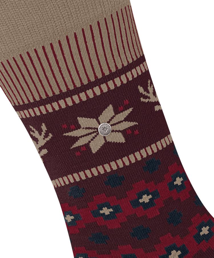 Burlington Burlington Fair Isle Joy SO Socken Herren - claret (8435) - 1 | SportScheck