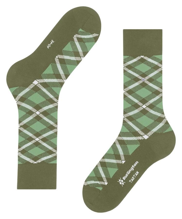 Burlington Burlington Tartan SO Socken Herren - salvia (7472) - 2 | SportScheck