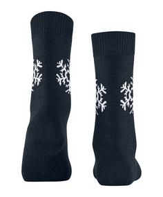 Rückansicht von Burlington Snowstar SO Freizeitsocken Damen marine (6120)
