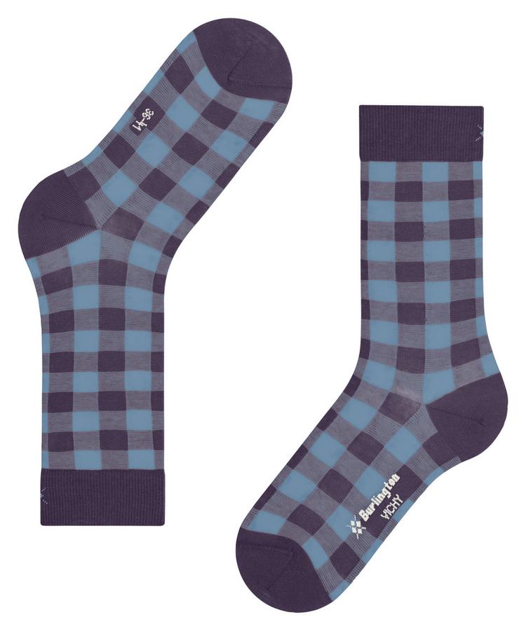 Burlington Burlington Vichy SO Socken Damen - wineberry (8761) - 2 | SportScheck