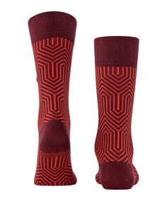 Rückansicht von Burlington Retrosphere SO Freizeitsocken Herren claret (8375)