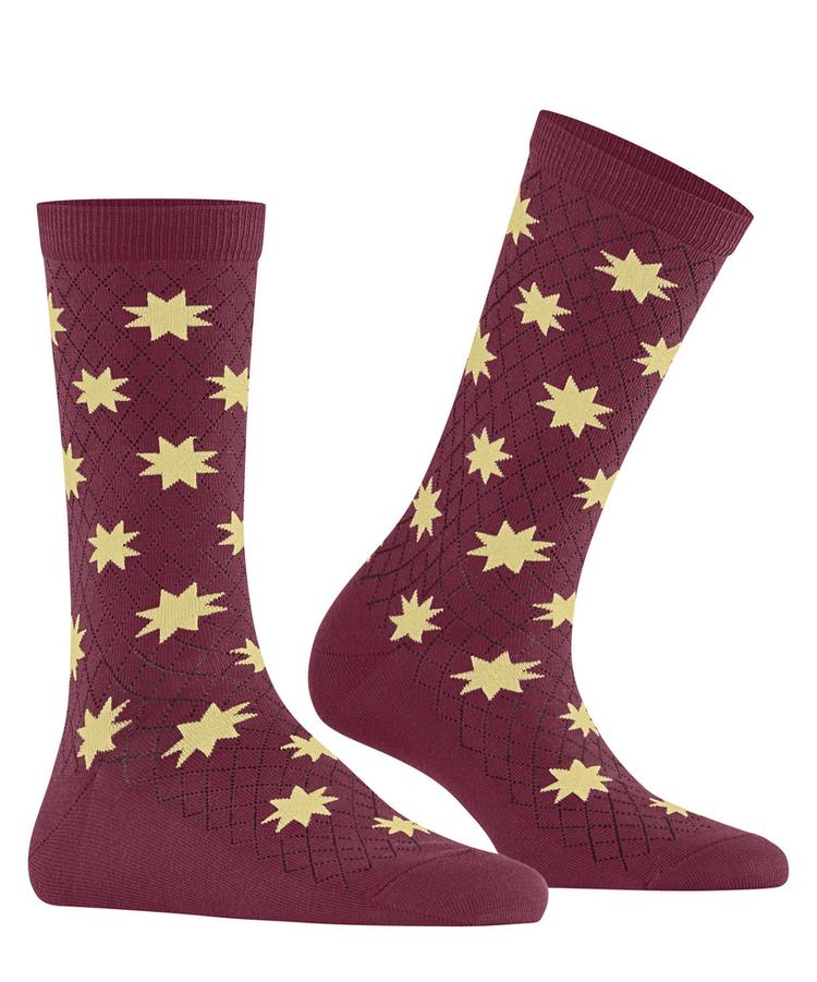 Burlington Burlington Holly Jolly SO Socken Damen - burgundy (8326) - 0 | SportScheck